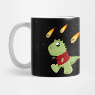 T-Rex and Asteroids Mug